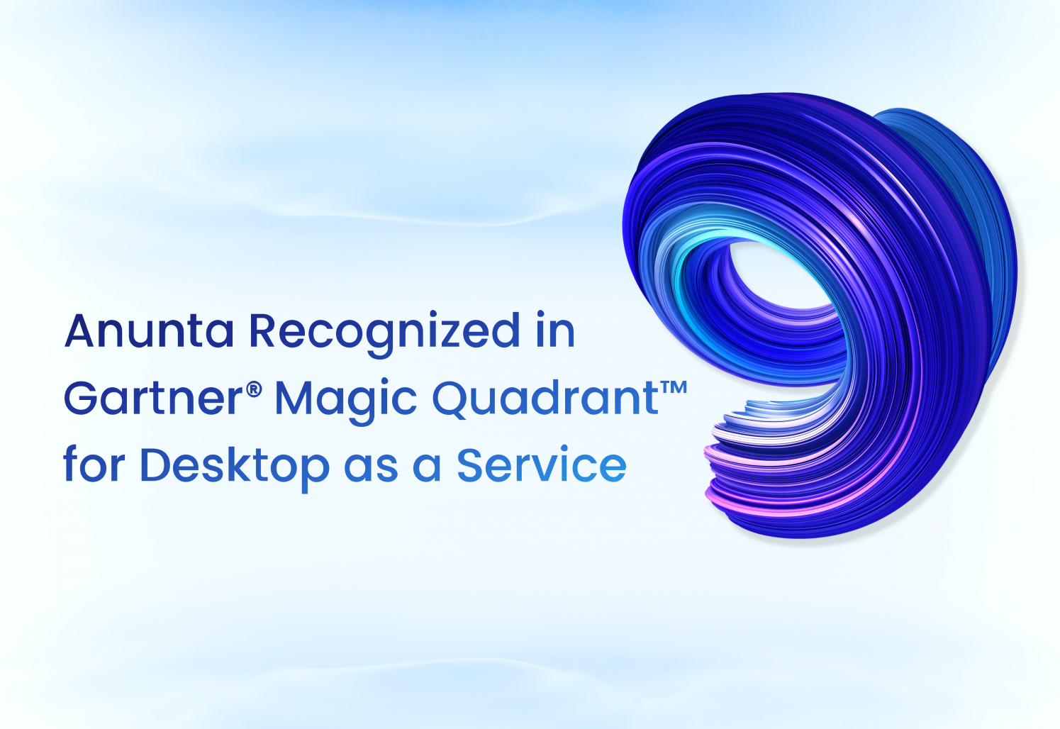 Anunta in Gartner Magic Quadrant 2023 for Desktop as a Service